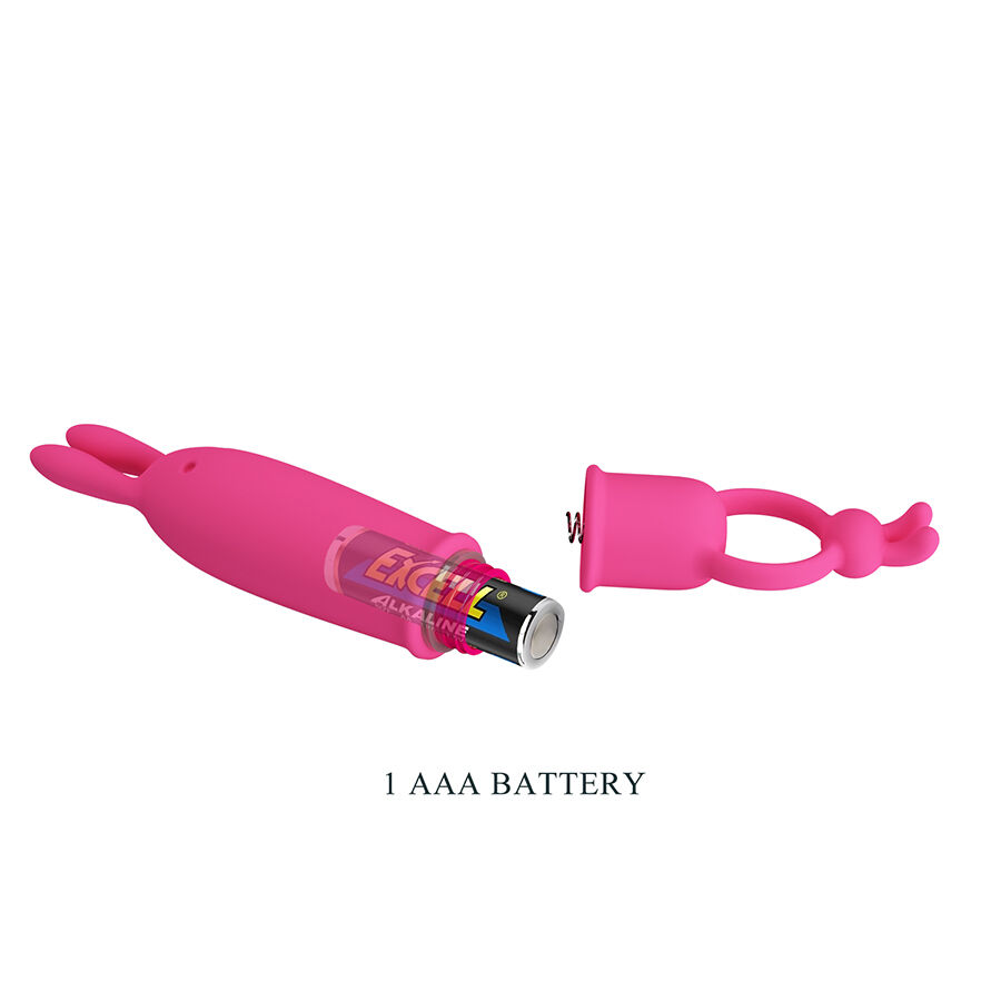 For Him-Delia Rabbit Vibratore con Anello di Resistenza-Silicone, 10 6 For Him-Delia Rabbit Vibratore con Anello di Resistenza-Silicone, 10 — PRETTY LOVE · Vibratori (imaginea 6)