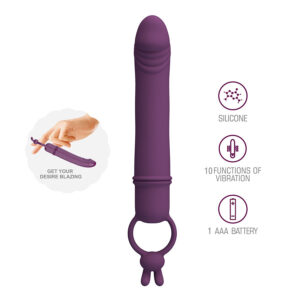 For Him-Cora Vibratore a forma di pene con anello — PRETTY LOVE · Vibratori (immagine 8)