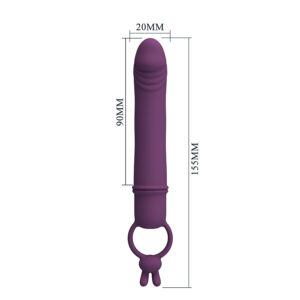 For Him-Cora Vibratore a forma di pene con anello — PRETTY LOVE · Vibratori (immagine 3)