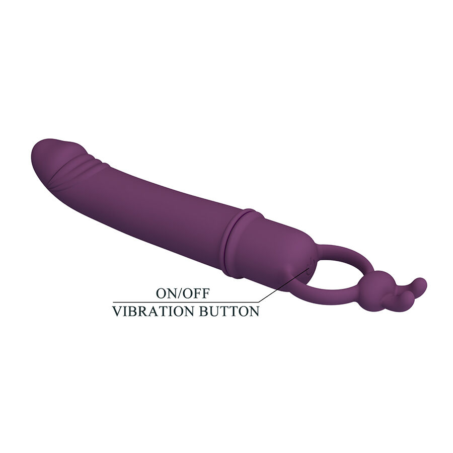 For Him-Cora Vibratore a forma di pene con anello — PRETTY LOVE · Vibratori (immagine 5)
