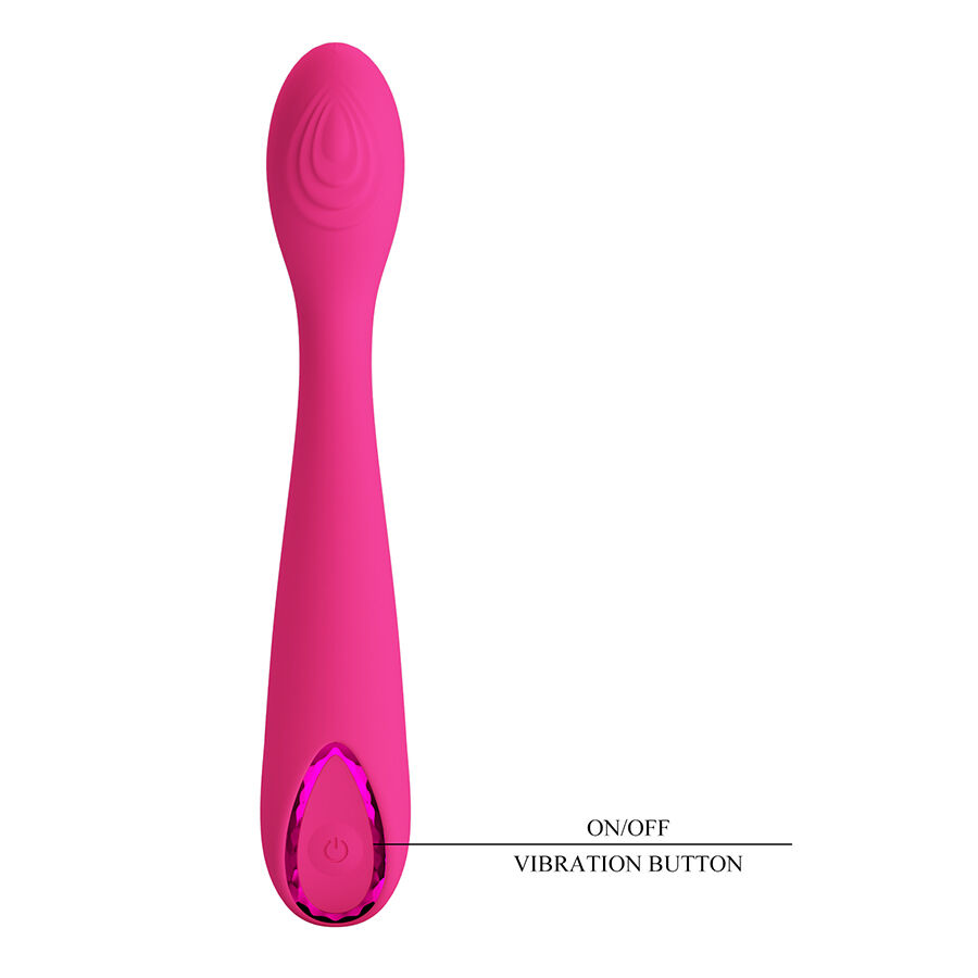 High Tech-Jessica High Power Vibrator Rosa-Silicone, 10 velocità — PRETTY LOVE · Vibratori (imaginea 6)