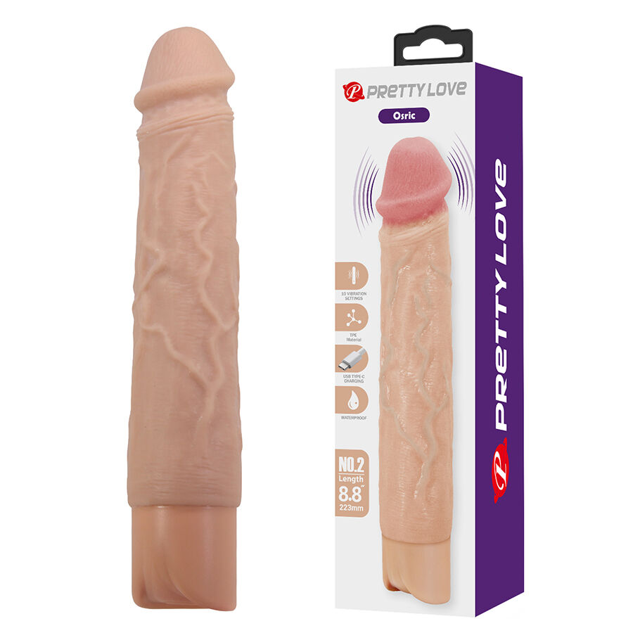 Fun Toys-Osric Vibrator Realistico Flessibile-10 velocità, Ricaricabile 5 Fun Toys-Osric Vibrator Realistico Flessibile-10 velocità, Ricaricabile — PRETTY LOVE · Vibratori (imaginea 5)