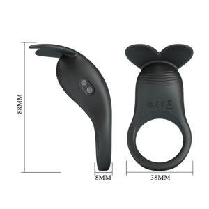 For Him-Carlton Anello fallico con Stimolatore Clitorideo-10 velocità 12 For Him-Carlton Anello fallico con Stimolatore Clitorideo-10 velocità — PRETTY LOVE · Anelli & Guaine per pene (immagine 3)