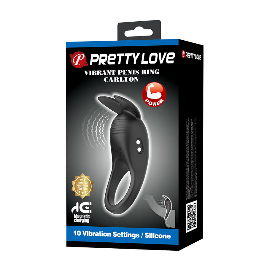 For Him-Carlton Anello fallico con Stimolatore Clitorideo-10 velocità 7 For Him-Carlton Anello fallico con Stimolatore Clitorideo-10 velocità — PRETTY LOVE · Anelli & Guaine per pene (immagine 7)