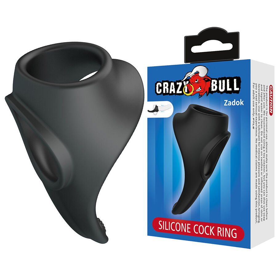 Crazy Bull-Anello fallico Ergonomico con Stimolazione Perineale-Silicone · Anelli & Guaine per pene (immagine 5)