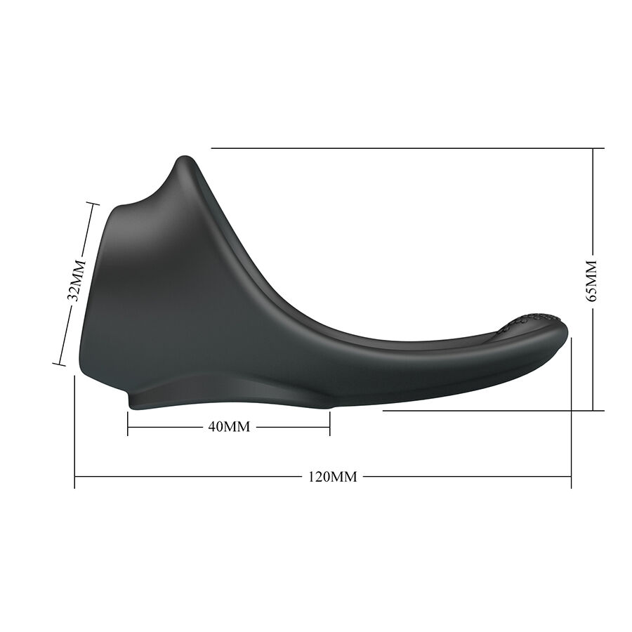 Crazy Bull-Anello fallico Ergonomico con Stimolazione Perineale-Silicone · Anelli & Guaine per pene (immagine 3)