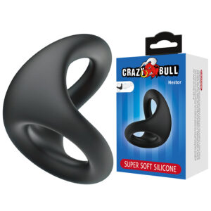 Crazy Bull-Nestor Anello fallico e testicolare ergonomico-Silicone · Anelli & Guaine per pene (imaginea 7)