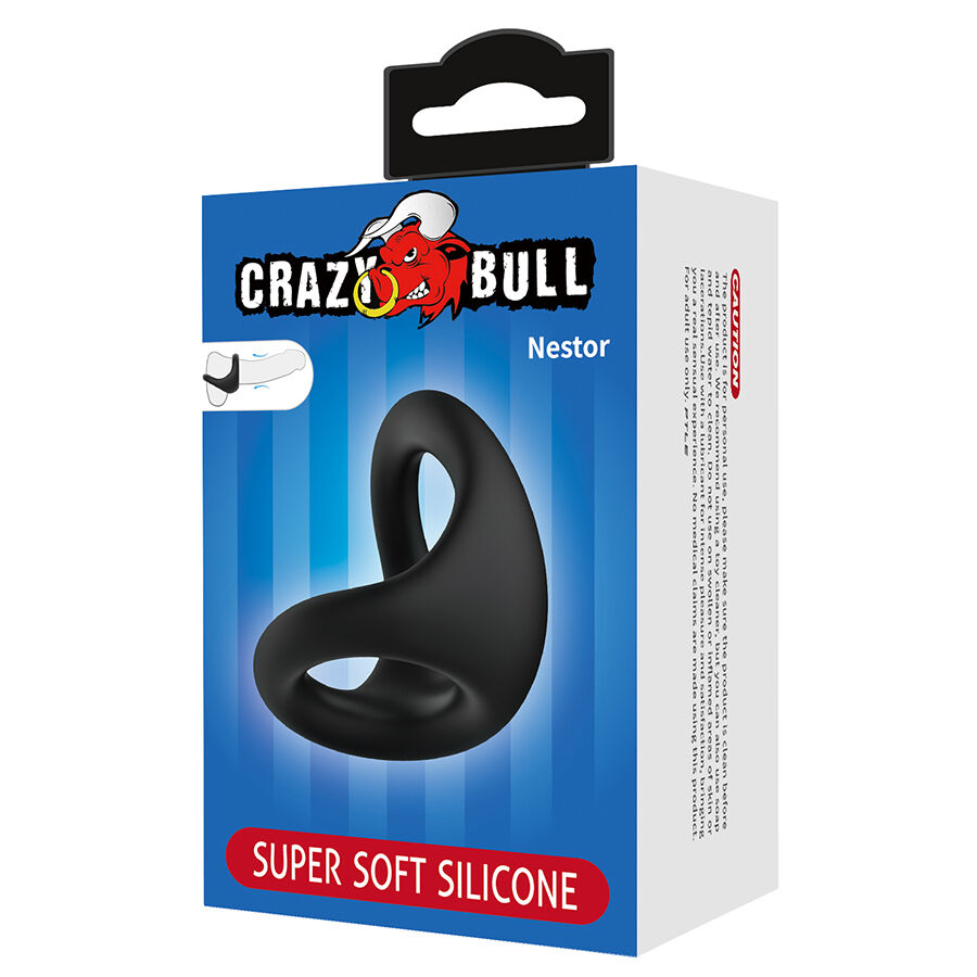 Crazy Bull-Nestor Anello fallico e testicolare ergonomico-Silicone · Anelli & Guaine per pene (imaginea 4)