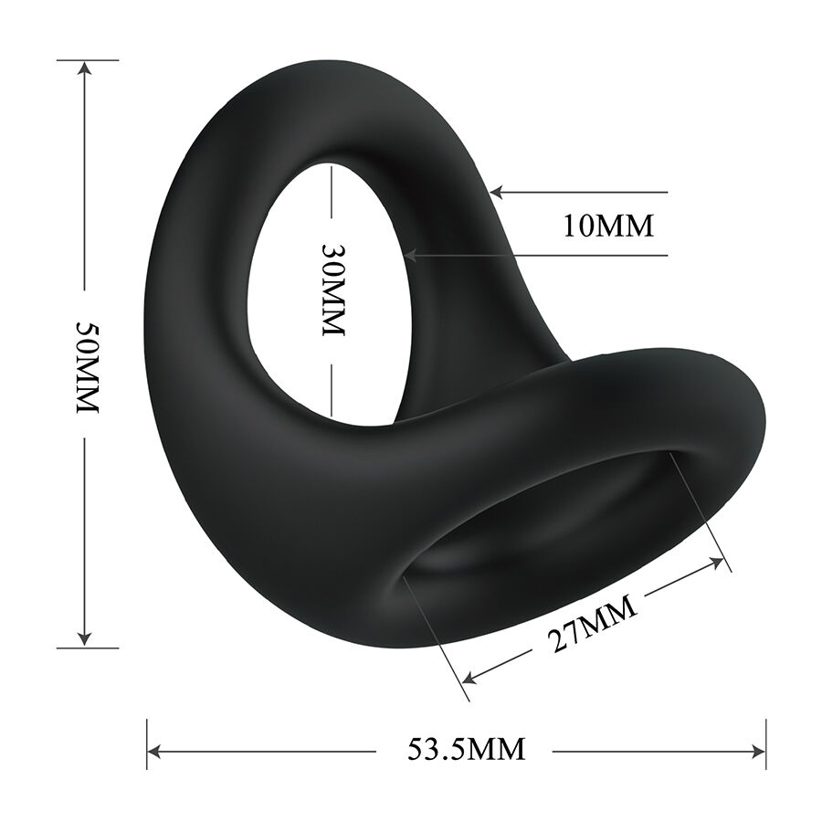 Crazy Bull-Nestor Anello fallico e testicolare ergonomico-Silicone 3 Crazy Bull-Nestor Anello fallico e testicolare ergonomico-Silicone · Anelli & Guaine per pene (imaginea 3)