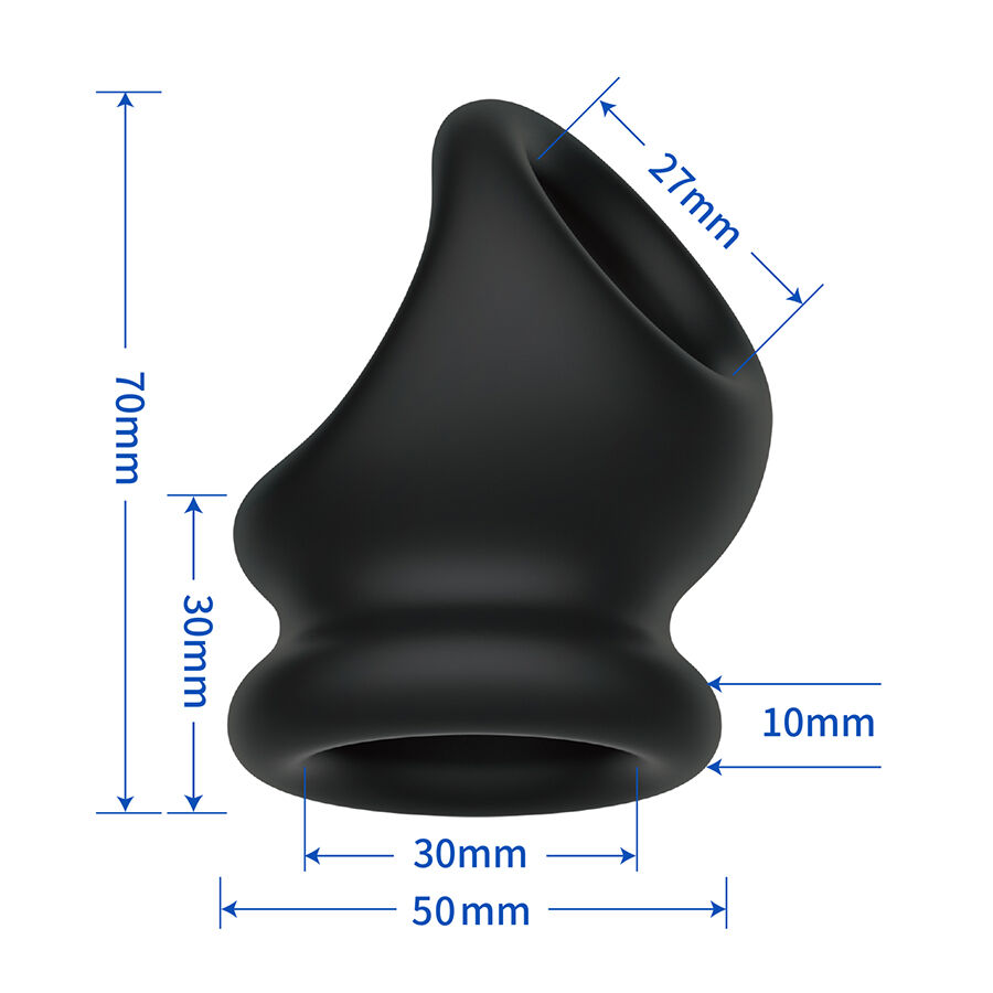 Crazy Bull-Oberon Anello Supporto per Pene e Testicoli-Silicone 3 Crazy Bull-Oberon Anello Supporto per Pene e Testicoli-Silicone · Anelli & Guaine per pene (imaginea 3)