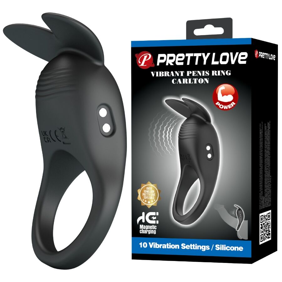 For Him-Carlton Anello fallico con Stimolatore Clitorideo-10 velocità 8 For Him-Carlton Anello fallico con Stimolatore Clitorideo-10 velocità — PRETTY LOVE · Anelli & Guaine per pene (immagine 8)