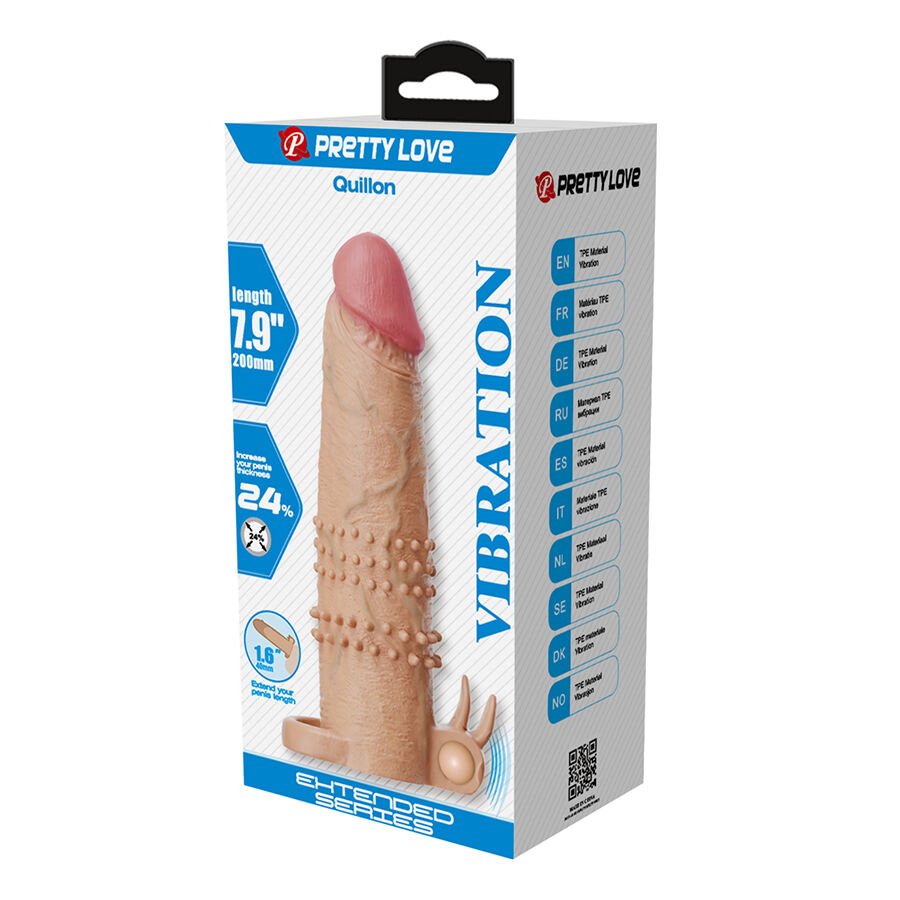 For Him-Quillon Guaina Pene con Stimolatore Clitorideo 2 For Him-Quillon Guaina Pene con Stimolatore Clitorideo — PRETTY LOVE · Anelli & Guaine per pene (imaginea 2)