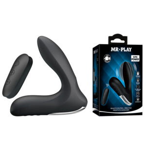 Mr Play-Massaggio Prostatico con Vibrazione e Telecomando-Silicone, 12 · Giocattoli anali (immagine 9)
