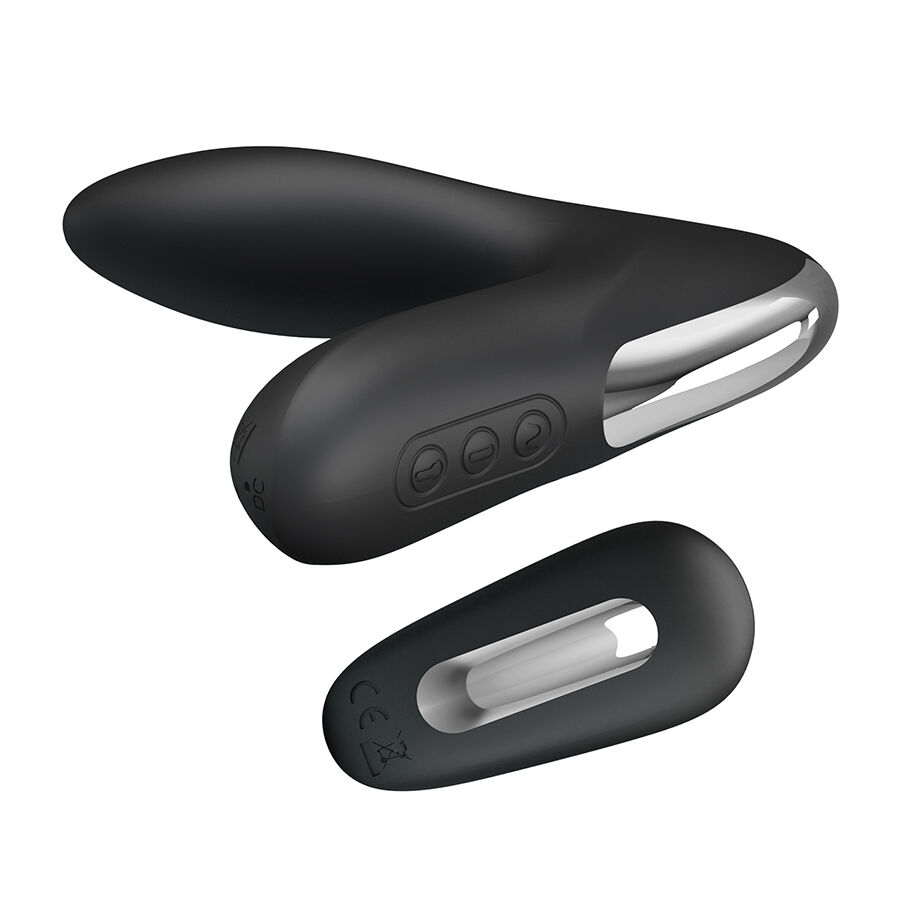 Mr Play-Massaggio Prostatico con Vibrazione e Telecomando-Silicone, 12 · Giocattoli anali (immagine 4)