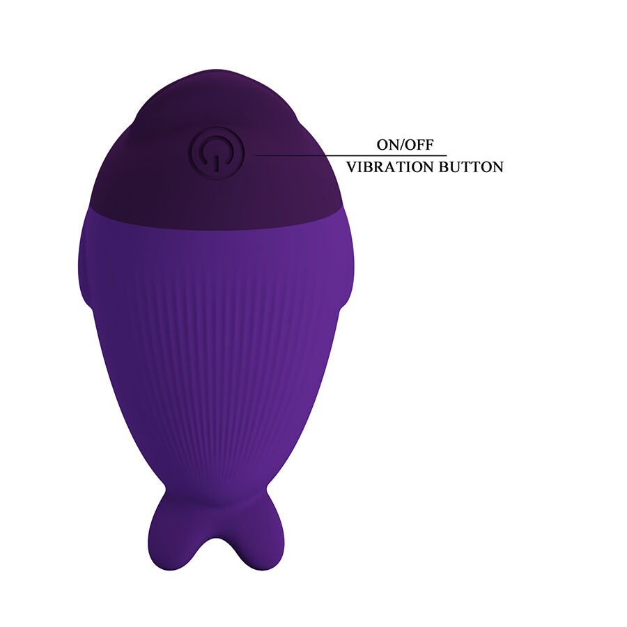 Fun Toys-Dolphin Mini Vibratore con Clip-Silicone, 7 velocità 4 Fun Toys-Dolphin Mini Vibratore con Clip-Silicone, 7 velocità — PRETTY LOVE · Vibratori (immagine 4)