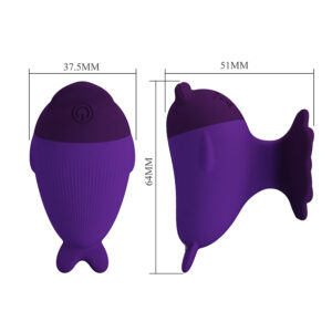 Fun Toys-Dolphin Mini Vibratore con Clip-Silicone, 7 velocità 16 Fun Toys-Dolphin Mini Vibratore con Clip-Silicone, 7 velocità — PRETTY LOVE · Vibratori (immagine 7)