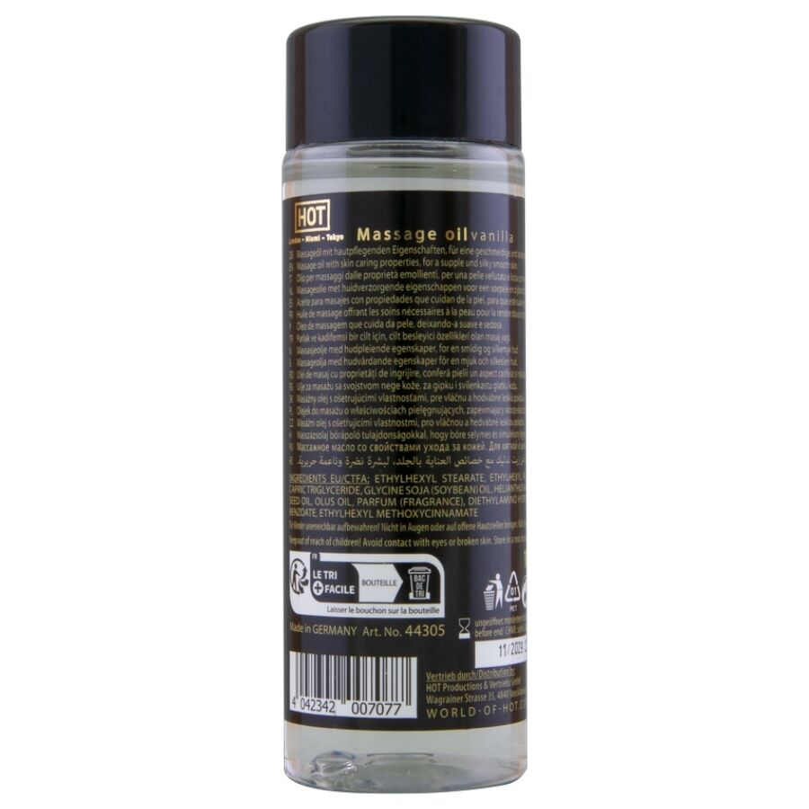 Hot-Olio da Massaggio Vaniglia 100 ml · Massaggio erotico (immagine 2)