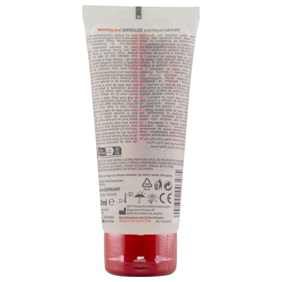 Hot-Anale Superglide Lubrificante a base d'acqua con effetto 2 Hot-Anale Superglide Lubrificante a base d'acqua con effetto · Lubrificanti (imaginea 2)