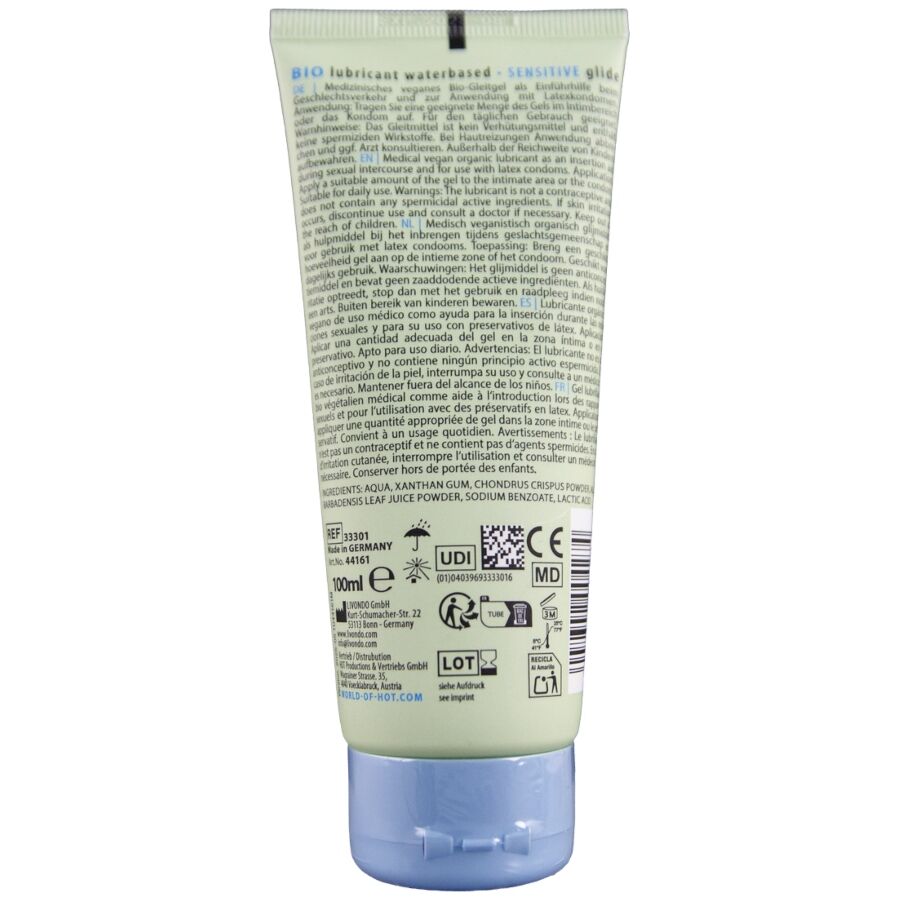 Hot-Lubrificante Bio a Base d'Acqua Sensitivo 100 ml 2 Hot-Lubrifiant Bio pe Bază de Apă Sensitiv 100 ml · Lubrifiant (imaginea 2)
