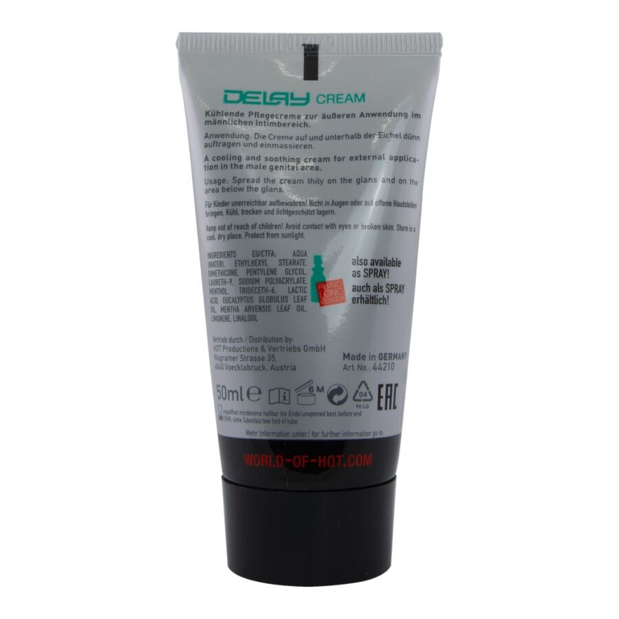Hot-Crema per il Ritardo 50 ml 3 Hot-Crema per il Ritardo 50 ml · Afrodisiaci uomo (imaginea 3)