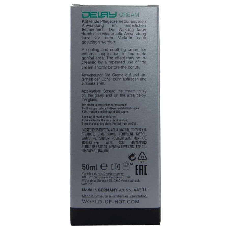 Hot-Crema per il Ritardo 50 ml · Afrodisiaci uomo (imaginea 6)