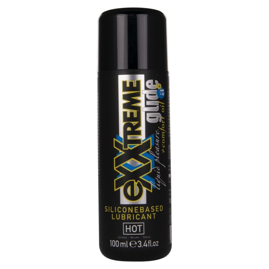 Hot-Extreme Glide Lubrificante a Base di Silicone + Comfort Oil-100 ml 1 Hot-Extreme Glide Lubrificante a Base di Silicone + Comfort Oil-100 ml · Lubrificanti