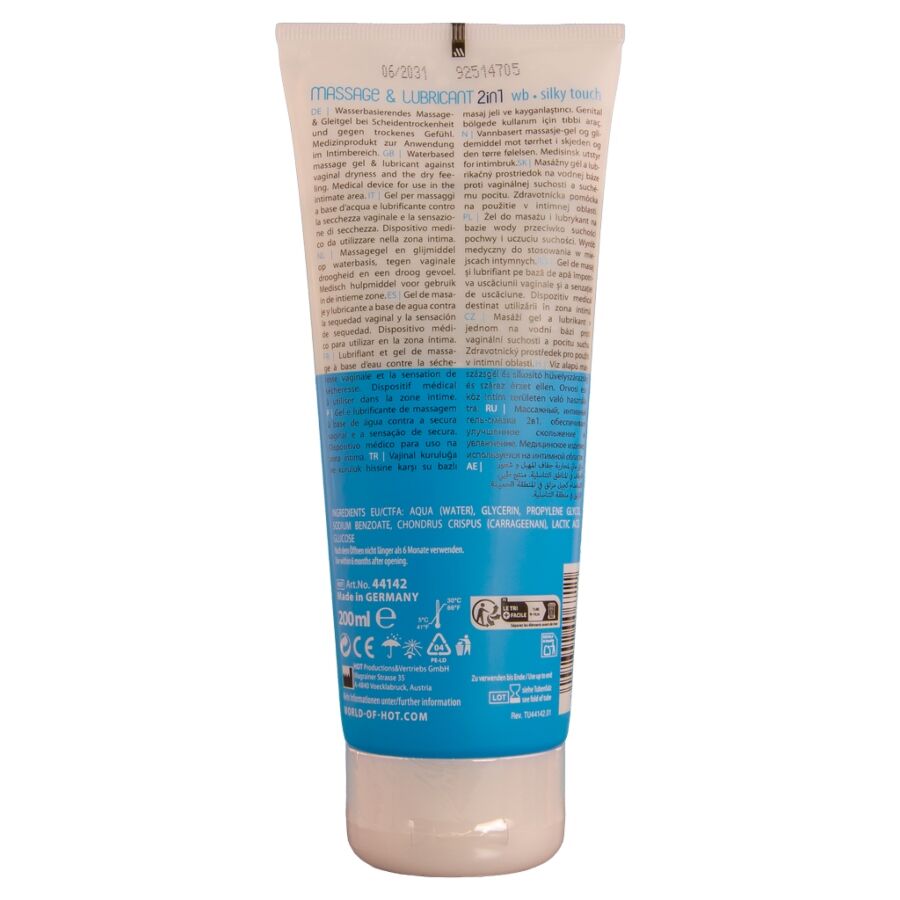 Hot-Gel Massaggio e Lubrificante 2in1 Silky Touch-200 ml 2 Hot-Gel Massaggio e Lubrificante 2in1 Silky Touch-200 ml · Lubrificanti (imaginea 2)