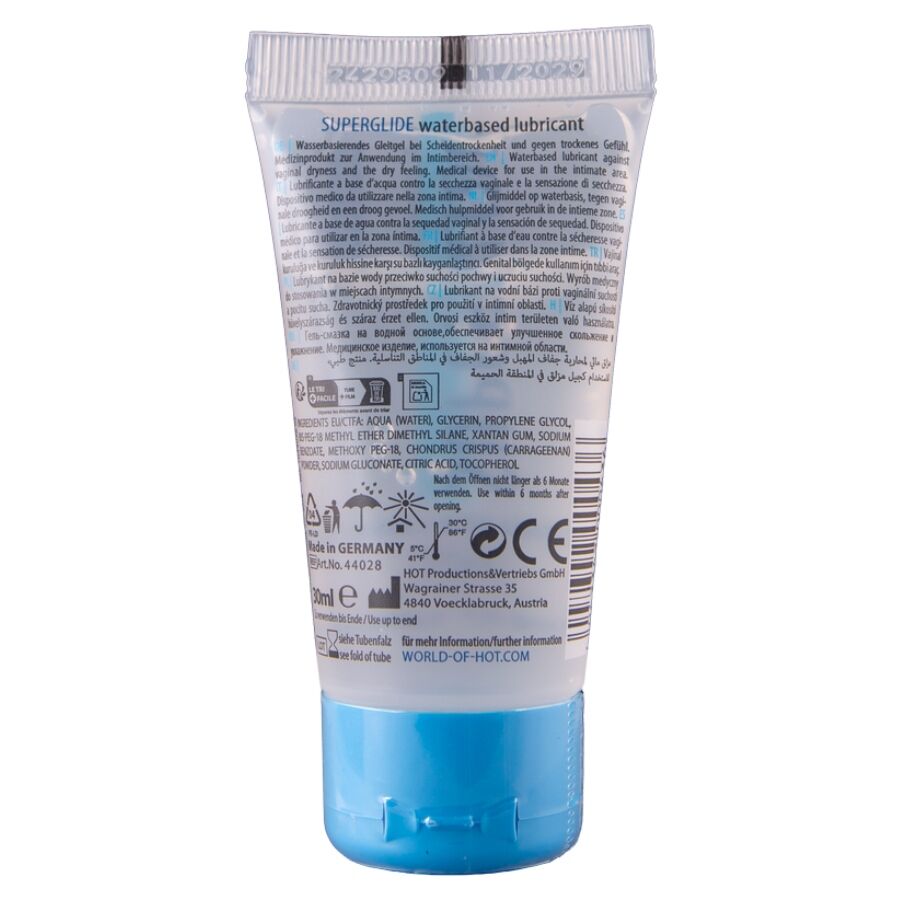 Hot-Superglide Liquid Pleasure Lubrificante a base d'acqua, 30 ml 2 Hot-Superglide Liquid Pleasure Lubrificante a base d'acqua, 30 ml · Lubrificanti (imaginea 2)