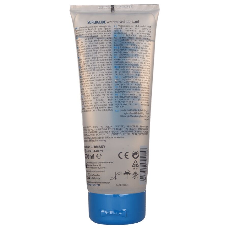 Hot-Superglide Liquid Pleasure Lubrificante a base d'acqua 200 ml 2 Hot-Superglide Liquid Pleasure Lubrificante a base d'acqua 200 ml · Lubrificanti (imaginea 2)