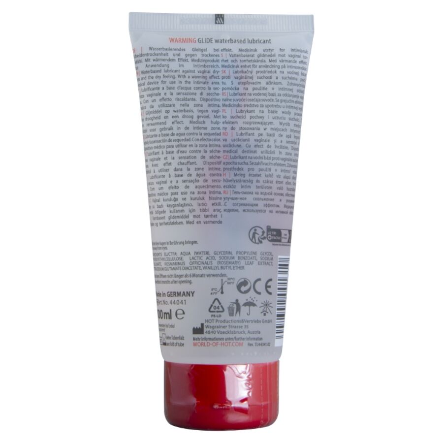 Hot-Warming Glide Lubrificante a base d'acqua 100 ml · Lubrificanti (immagine 2)