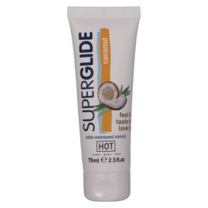 Hot-Superglide Lubrificante Commestibile a Base d'Acqua Cocos 75 ml