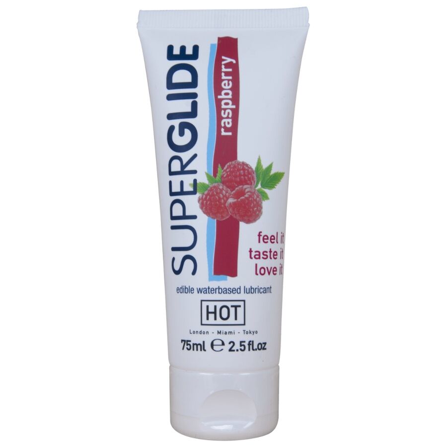 Hot-Superglide Lubrificante Commestibile a base d'acqua Lampone 75 ml