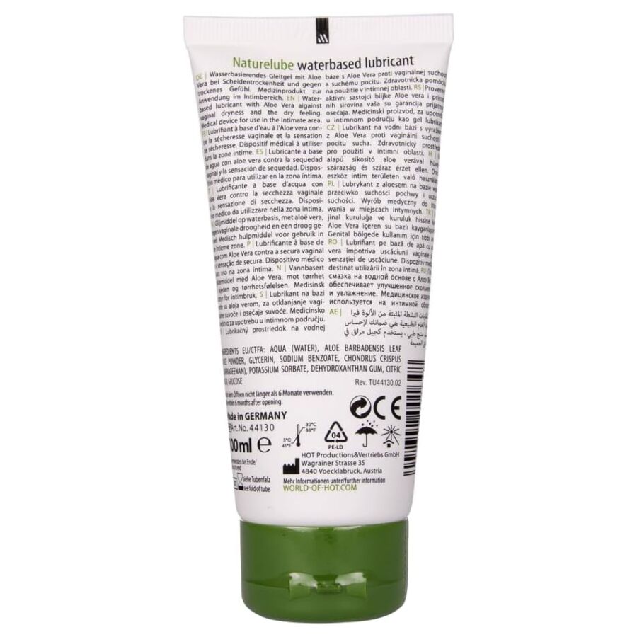 Hot-Nature Lube Lubrificante a base d'acqua Aloe Vera-100 ml 2 Hot-Nature Lube Lubrificante a base d'acqua Aloe Vera-100 ml · Lubrificanti (imaginea 2)