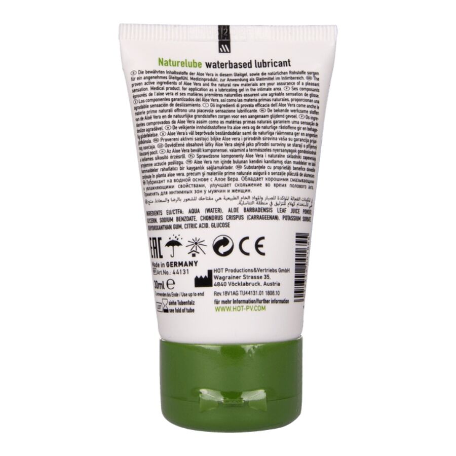 Hot-Nature Lube a base d'acqua Aloe Vera 30 ml 2 Hot-Nature Lube a base d'acqua Aloe Vera 30 ml · Lubrificanti (imaginea 2)