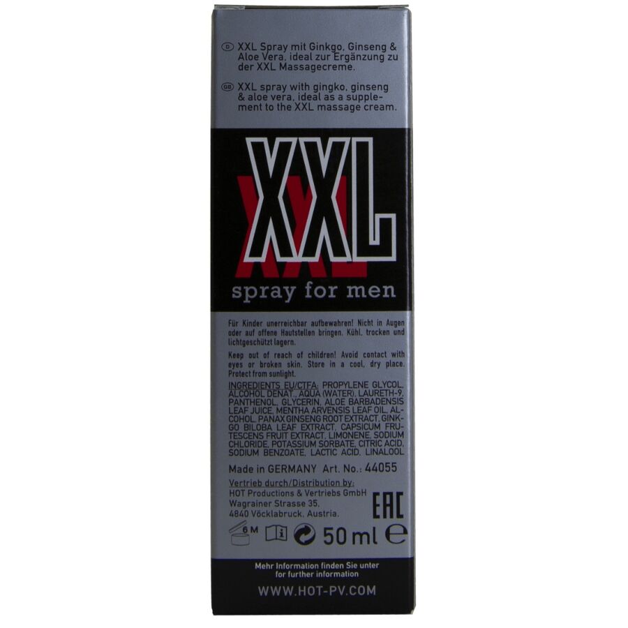 Hot-Xxl Spray per Uomini 50 ml · Afrodisiaci uomo (immagine 5)