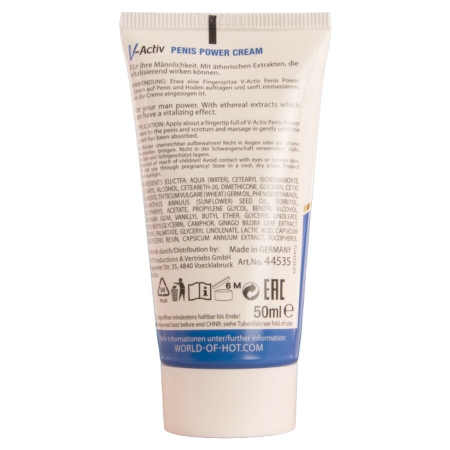 Hot-V-attivo Crema Penis Power per Uomini 50 ml · Afrodisiaci uomo (imaginea 7)