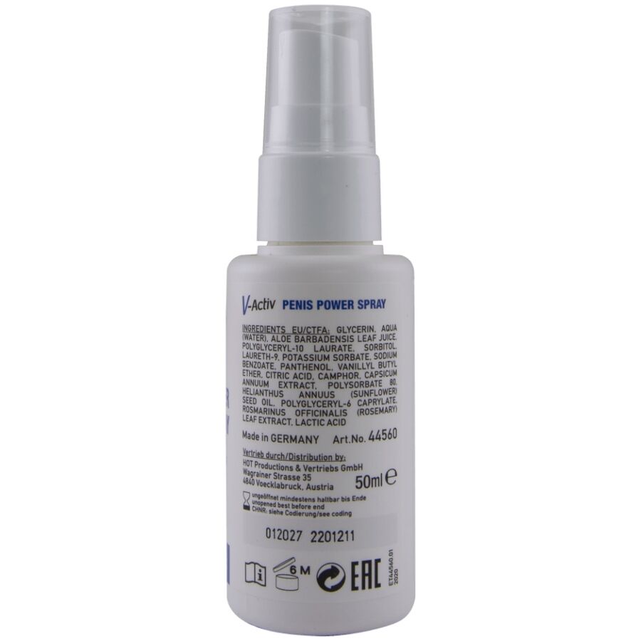 Hot-V-activ Penis Power Spray for Men 50 ml · Afrodisiaci uomo (immagine 3)