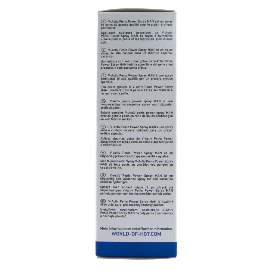 Hot-V-activ Penis Power Spray for Men 50 ml · Afrodisiaci uomo (immagine 5)