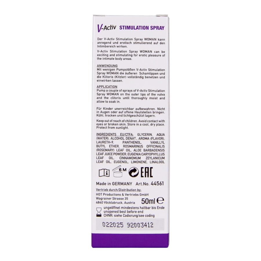 Hot-V-attivo Spray Stimolante per le Donne 50 ml · Afrodisiaci donna (imaginea 7)