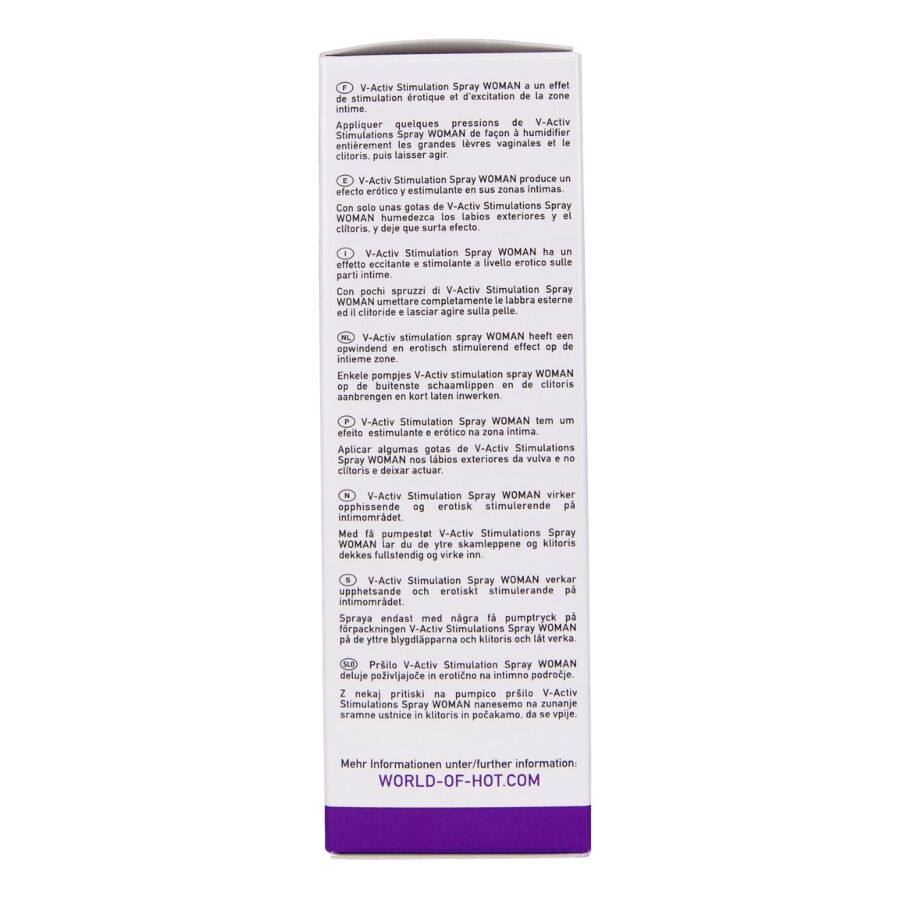 Hot-V-attivo Spray Stimolante per le Donne 50 ml · Afrodisiaci donna (imaginea 6)