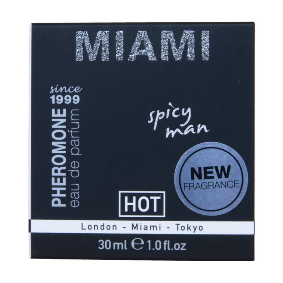Hot-Profumo con Feromoni Miami Spicy Man 30 ml 4 Hot-Profumo con Feromoni Miami Spicy Man 30 ml · Profumi & Feromoni (imaginea 4)
