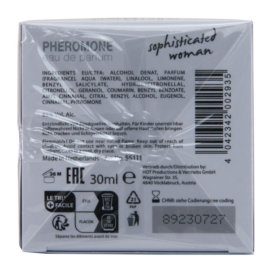 Hot-Profumo con Feromoni London Sophisticated Woman 30 ml 6 Hot-Profumo con Feromoni London Sophisticated Woman 30 ml · Profumi & Feromoni (immagine 6)