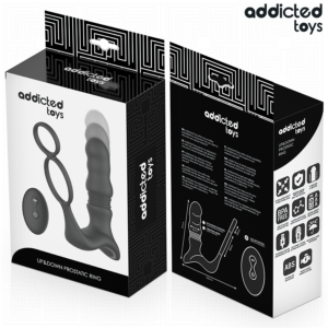 Addicted Toys-Up&down Anello Prostatic-Silicone, 10 velocità · Anelli & Guaine per pene (imaginea 7)