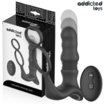 Addicted Toys-Up&down Anello Prostatic-Silicone, 10 velocità · Anelli & Guaine per pene