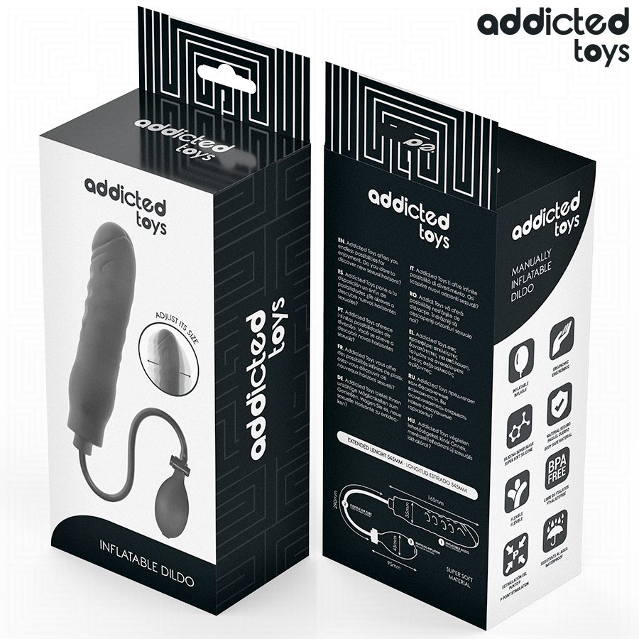 Addicted Toys-Gonfiabile Dildo Model 3-Silicone, impermeabile · Giocattoli anali (imaginea 7)