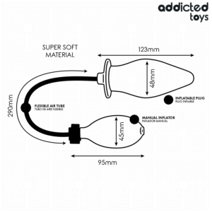 Addicted Toys-Plug anale Gonfiabile Modello 2-Silicone, Impermeabile 13 Addicted Toys-Plug anale Gonfiabile Modello 2-Silicone, Impermeabile · Giocattoli anali (imaginea 6)