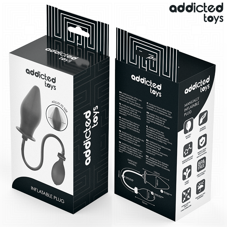 Addicted Toys-Plug anale Gonfiabile Modello 2-Silicone, Impermeabile 7 Addicted Toys-Plug anale Gonfiabile Modello 2-Silicone, Impermeabile · Giocattoli anali (imaginea 7)