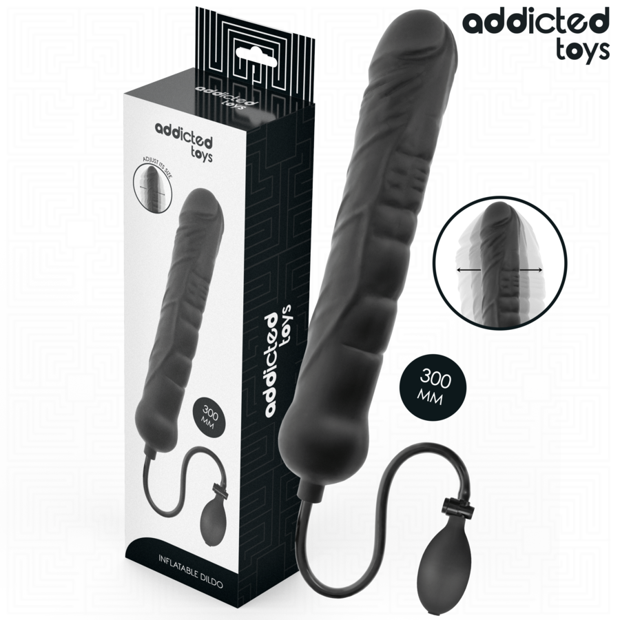Addicted Toys-Dildo gonfiabile Xl Model 5-Silicone, impermeabile 1 Addicted Toys-Dildo gonfiabile Xl Model 5-Silicone, impermeabile · Giocattoli anali