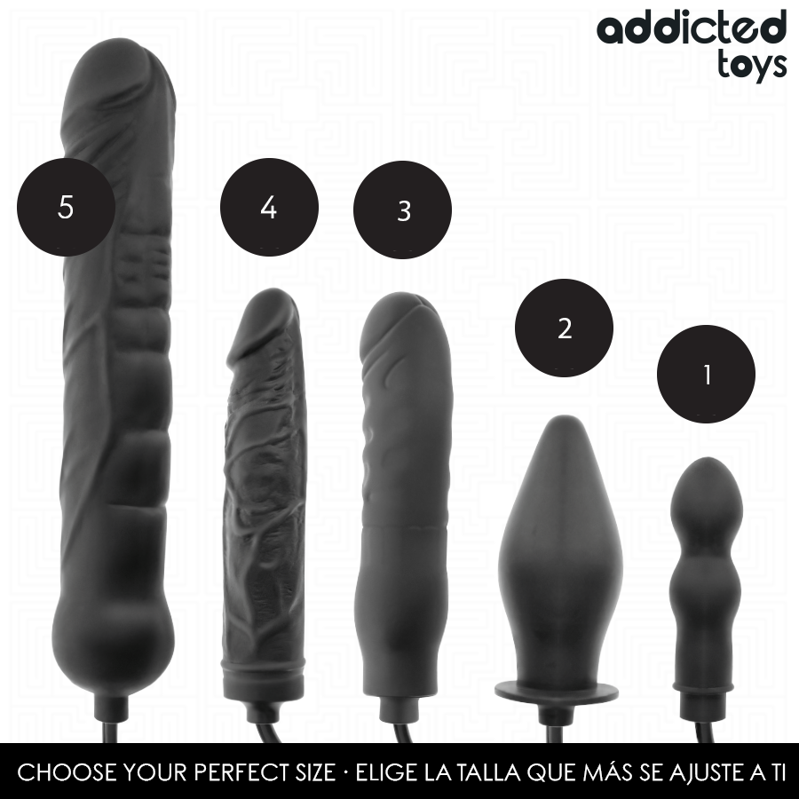 Addicted Toys-Plug anale Gonfiabile Modello 1-Silicone · Giocattoli anali (immagine 3)