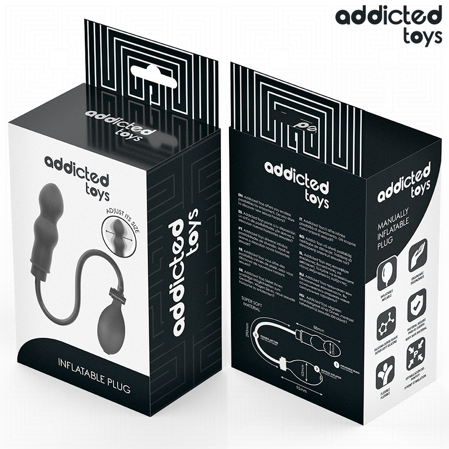 Addicted Toys-Plug anale Gonfiabile Modello 1-Silicone · Giocattoli anali (immagine 7)